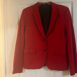 rag & bone Red Tailored Single-Breasted Blazer